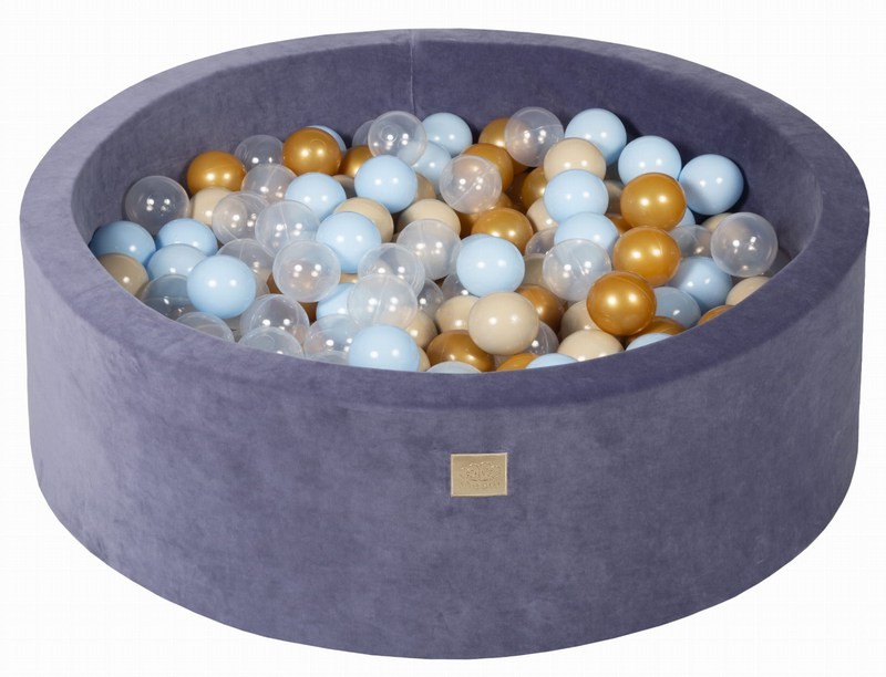 ballenbak-met-200-ballen-grijsblauw-kleur-ballen-goud-licht-blauw-beige-17.jpg